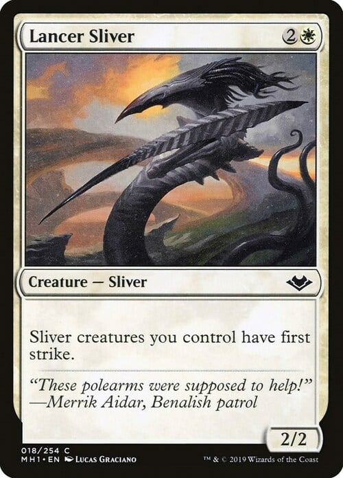 Lancer Sliver Card Front