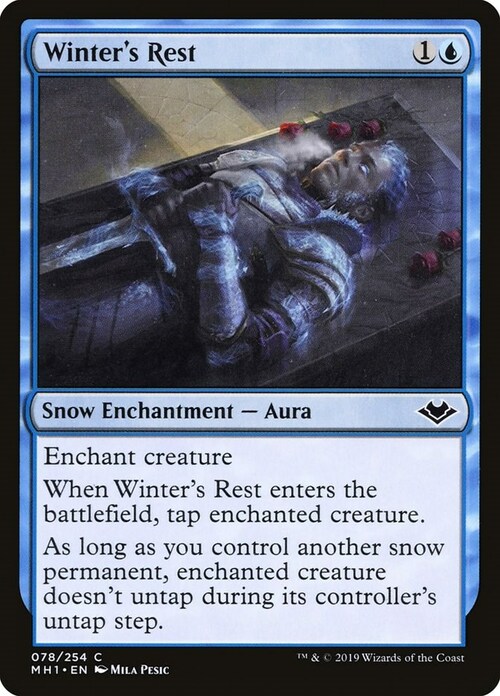 Winter's Rest Card Front