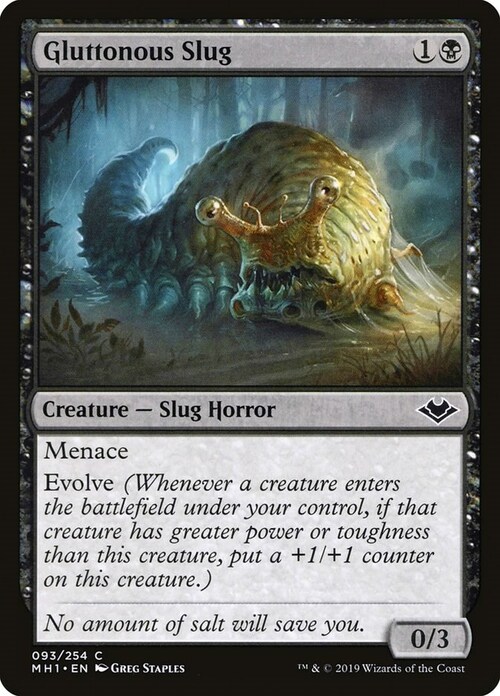 Gluttonous Slug Card Front