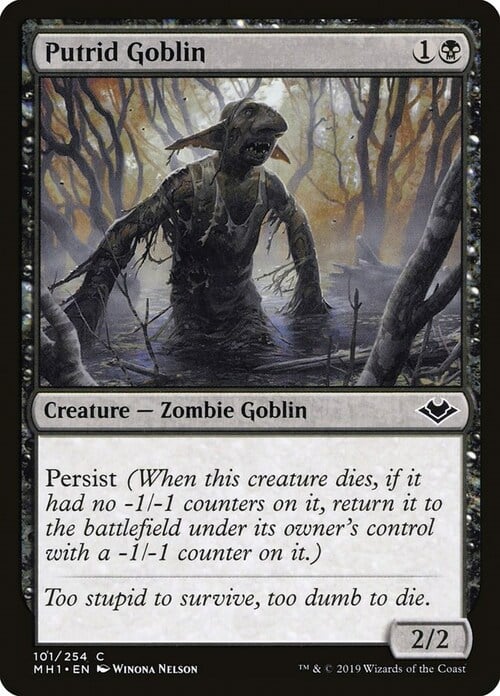 Putrid Goblin Card Front