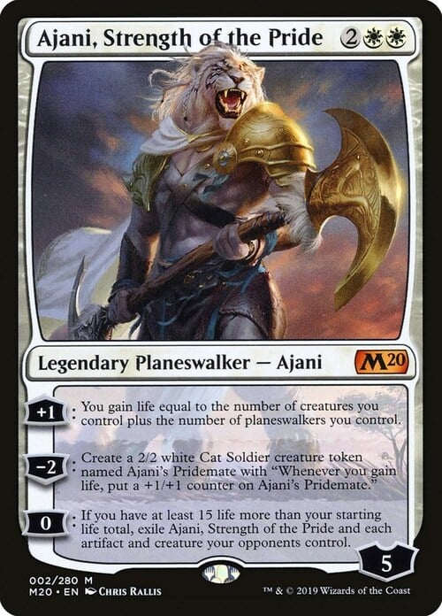 Ajani, Strength of the Pride Card Front