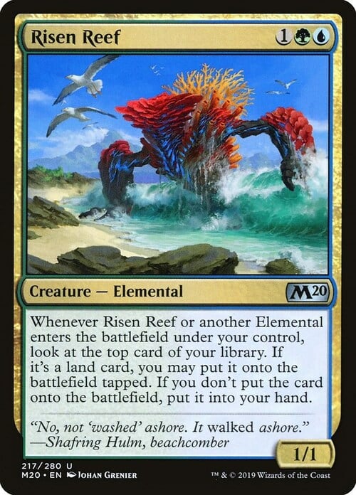 Risen Reef Card Front