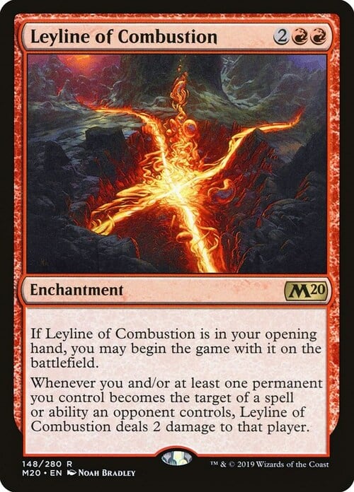 Leyline della Combustione Card Front