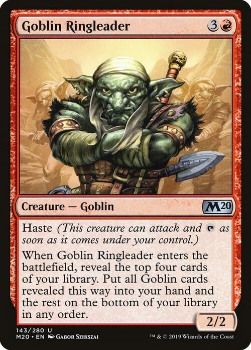 Goblin Ringleader Card Front
