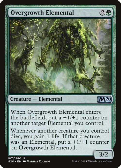 Overgrowth Elemental Card Front