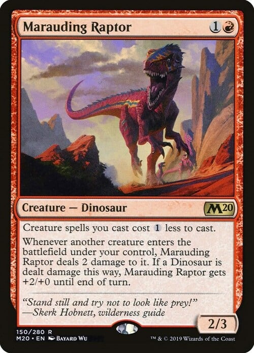 Marauding Raptor Card Front