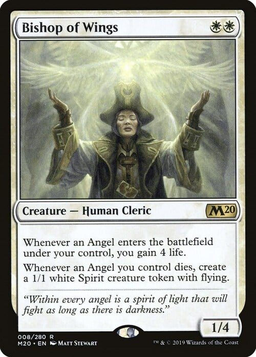 Bishop of Wings Card Front
