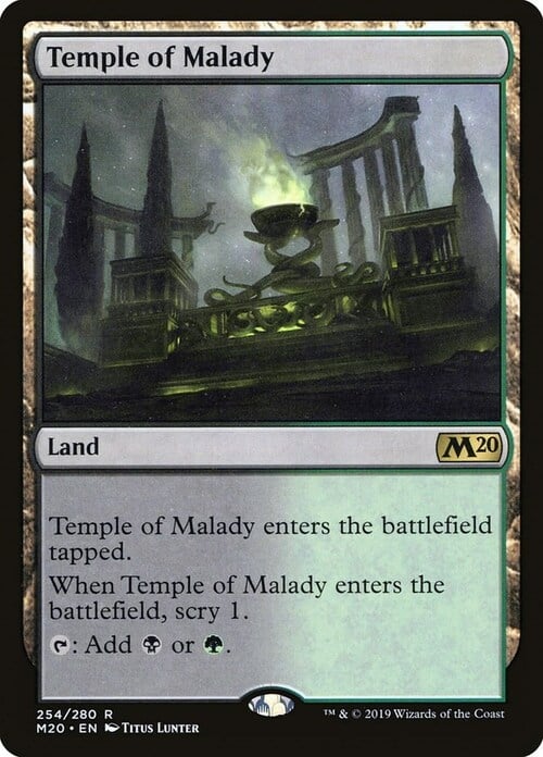 Temple of Malady Card Front