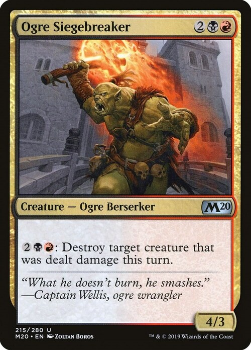 Ogre Siegebreaker Card Front