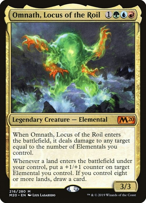 Omnath, Locus of the Roil Card Front