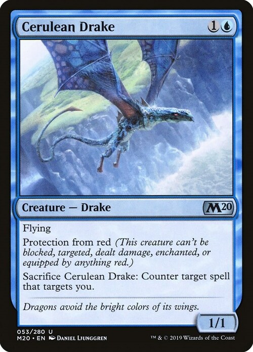 Cerulean Drake Card Front