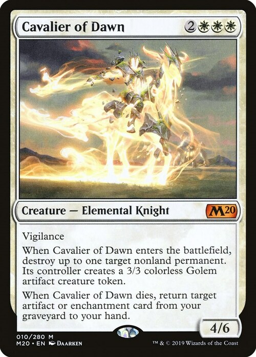 Cavalier of Dawn Card Front