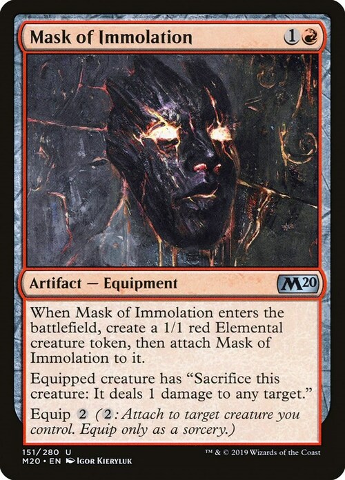 Maschera dell'Immolazione Card Front