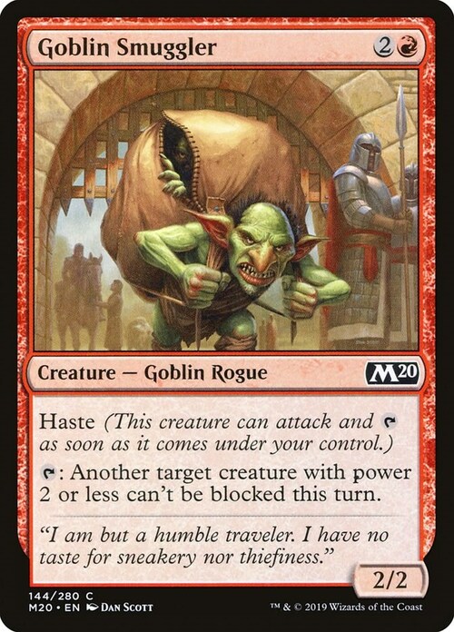 Goblin Contrabbandiere Card Front