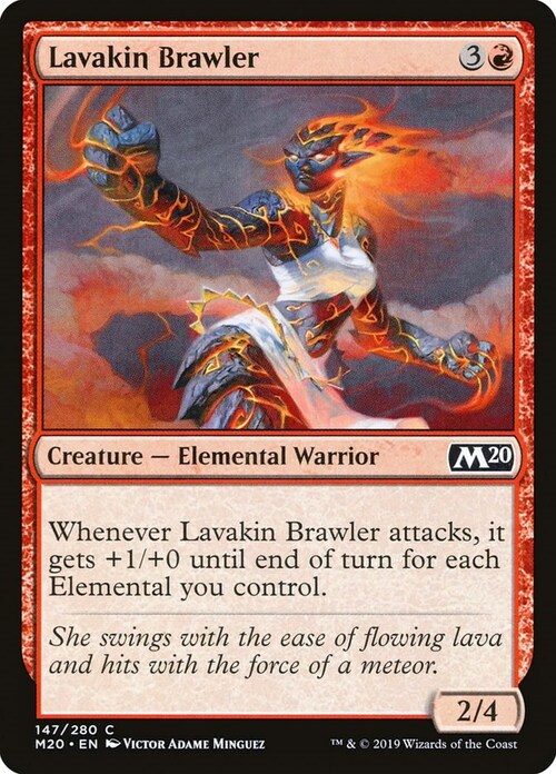 Lavakin Brawler Card Front