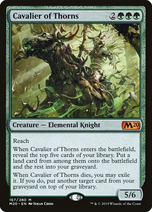 Cavalier of Thorns Card Front