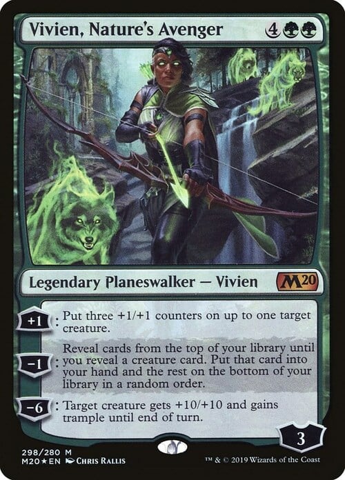 Vivien, Nature's Avenger Card Front