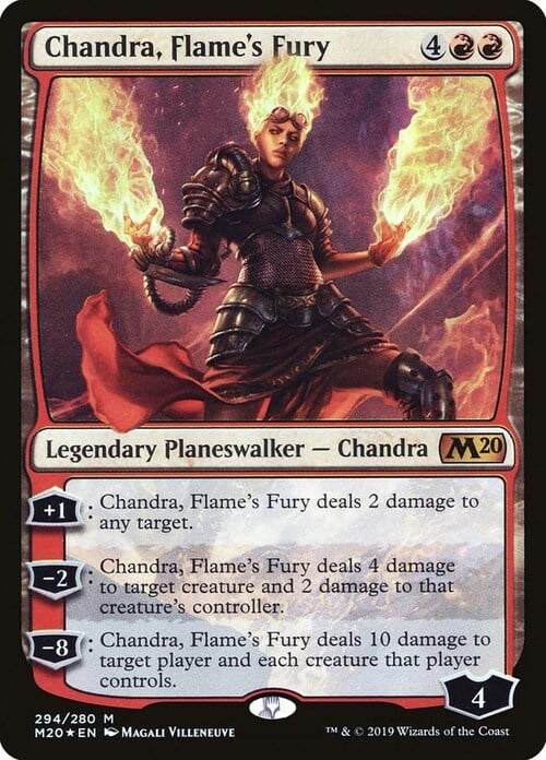 Chandra, Furia delle Fiamme Card Front