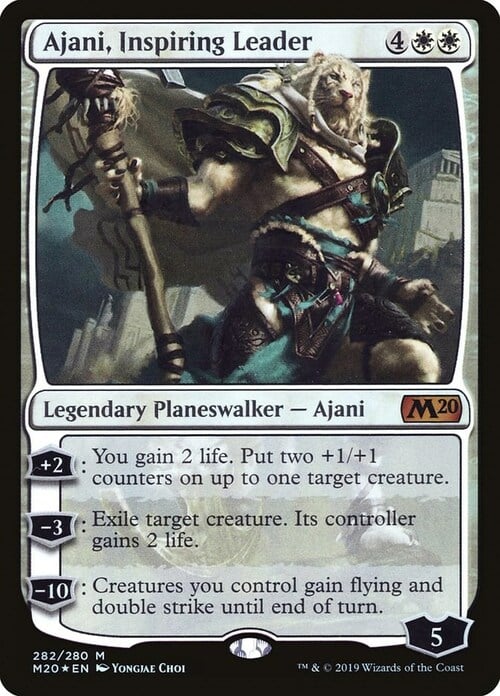 Ajani, Inspiring Leader Card Front