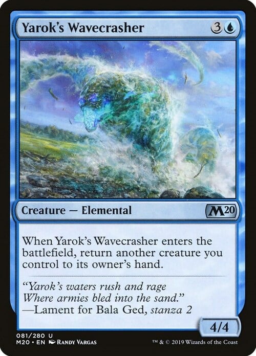 Yarok's Wavecrasher Card Front