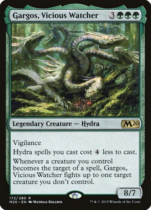 Gargos, Vicious Watcher Card Front