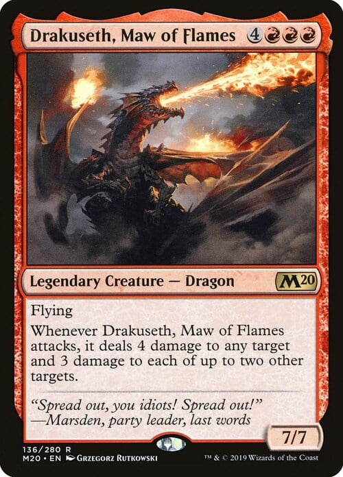 Drakuseth, Maw of Flames Card Front