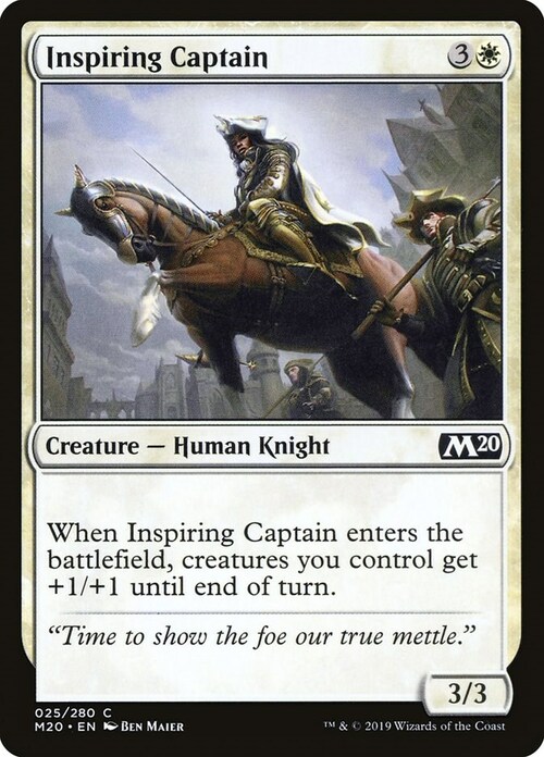 Inspiring Captain Card Front