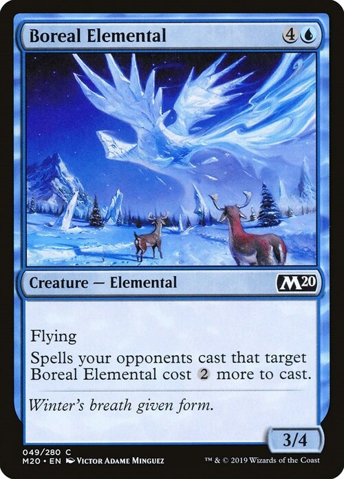 Boreal Elemental Card Front