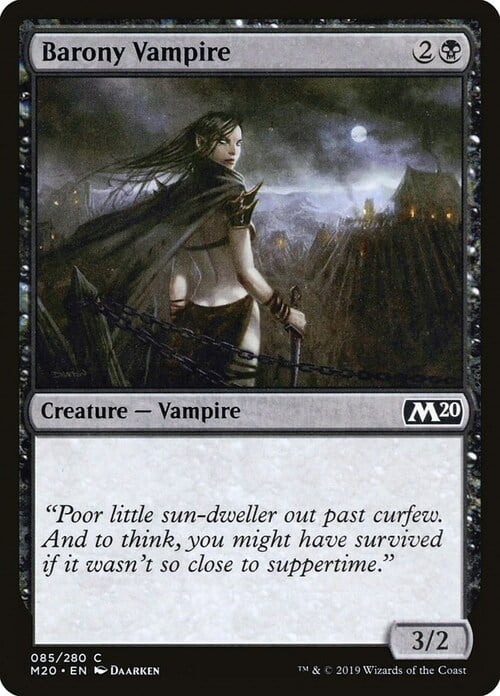 Barony Vampire Card Front