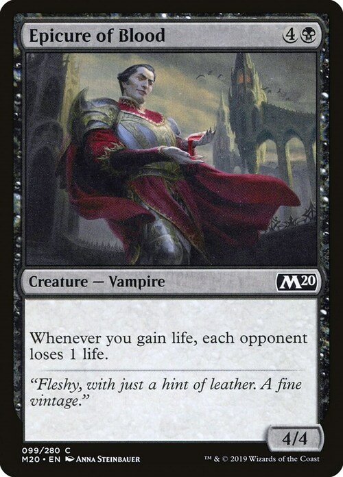 Epicure of Blood Card Front