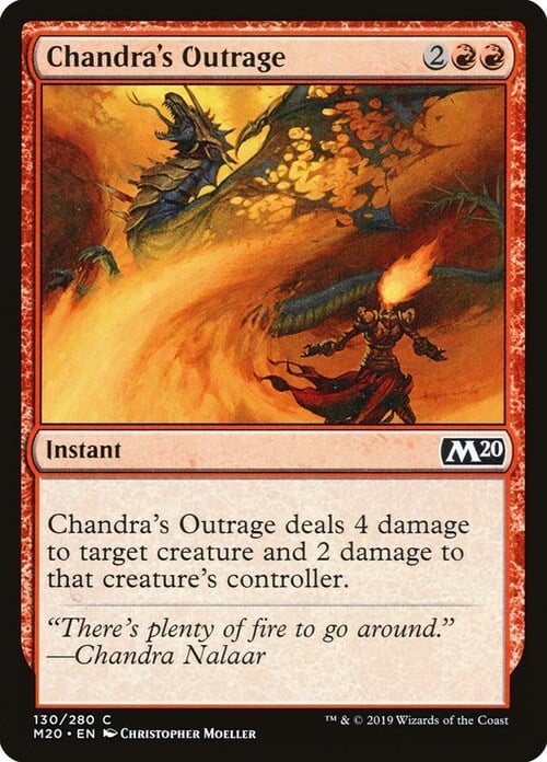Sdegno di Chandra Card Front