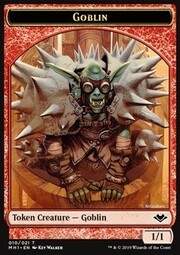 Goblin // Serra the Benevolent Emblem