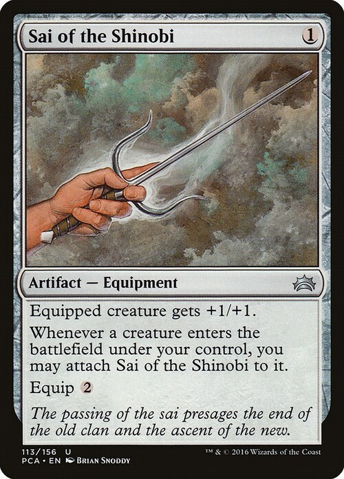 Sai of the Shinobi Card Front