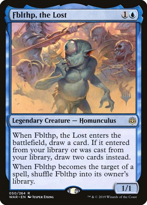 Fblthp, the Lost Card Front