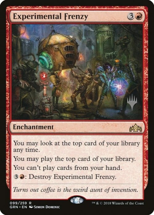 Experimental Frenzy Card Front