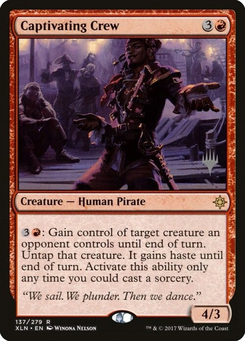 Captivating Crew Card Front