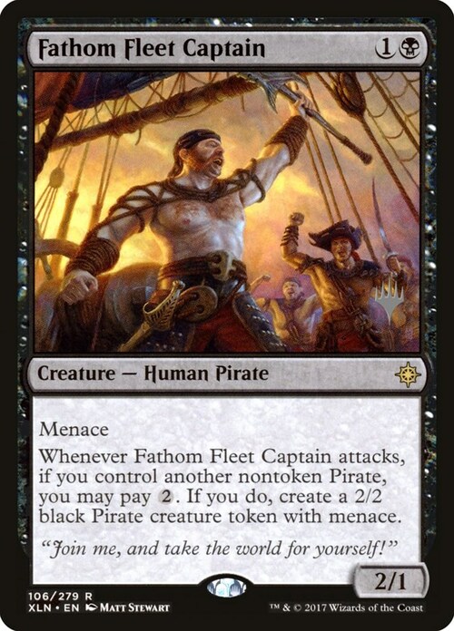 Fathom Fleet Captain Card Front
