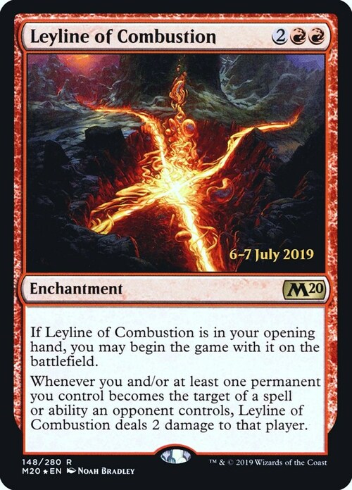 Leyline of Combustion Card Front