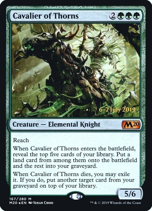 Cavalier of Thorns Card Front