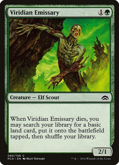Viridian Emissary Card Front