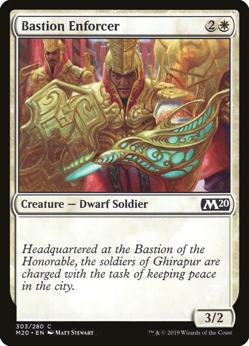 Bastion Enforcer Card Front