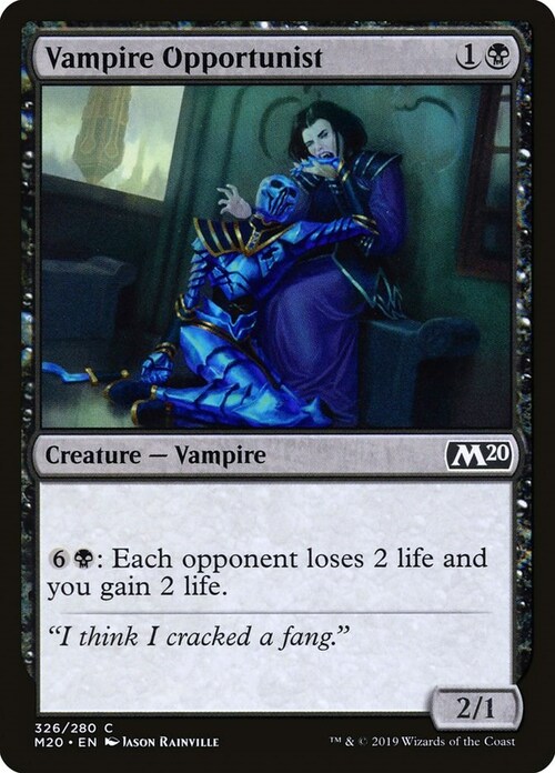 Vampire Opportunist Card Front