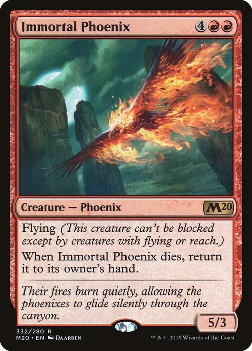 Immortal Phoenix Card Front