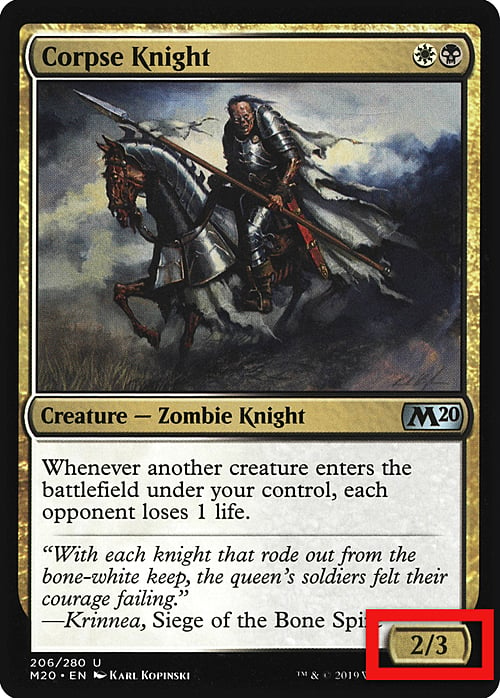 Corpse Knight Card Front