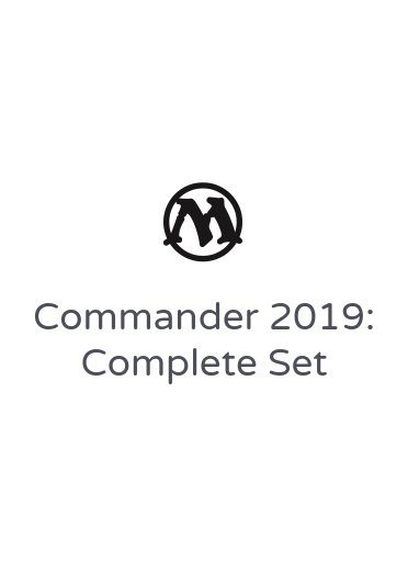 Set completo di Commander 2019