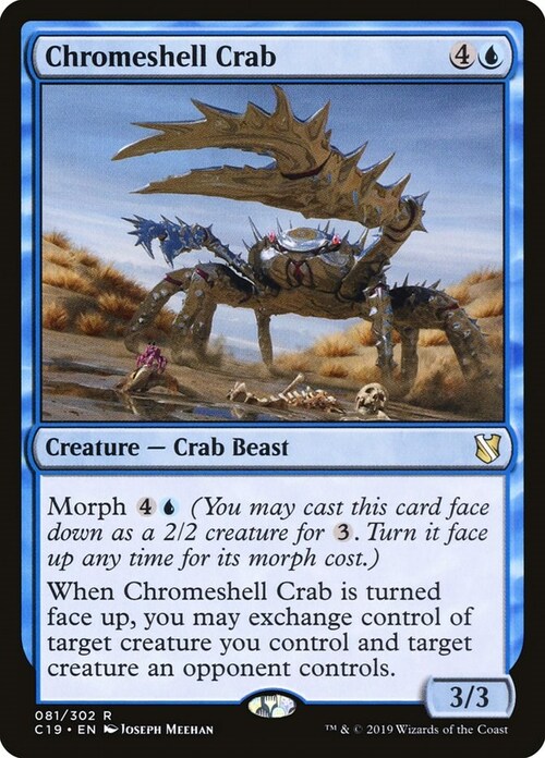 Chromeshell Crab Card Front