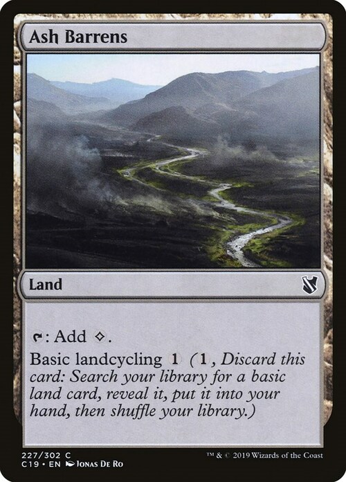 Ash Barrens Card Front