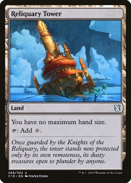 Reliquary Tower Card Front