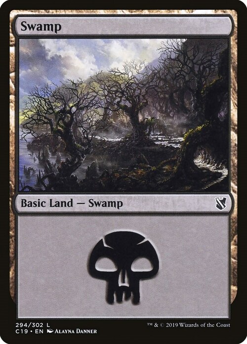 Swamp Card Front