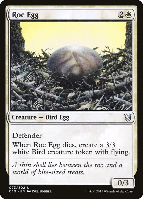 Roc Egg Card Front